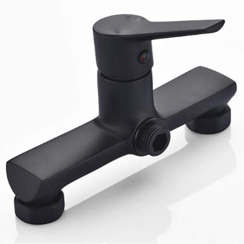 luxury matte black damixa type wall mounted bathroom faucets