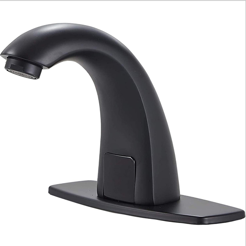 Matte Black Touch Free Smart Basin Taps