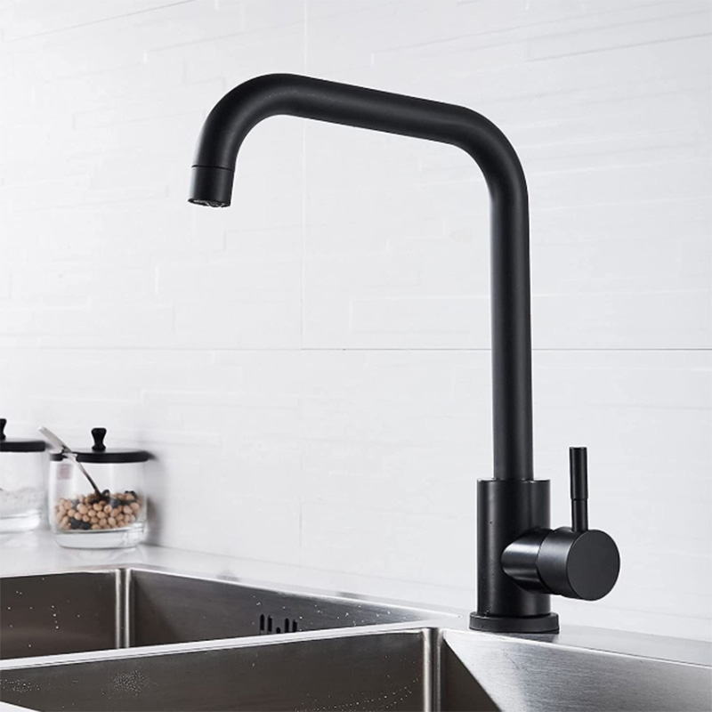 Brass Chrome Black Hot Cold Water Sink Mixer