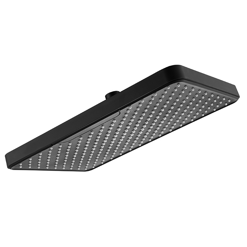 10-inch Large Square Black Modern Rain Shower