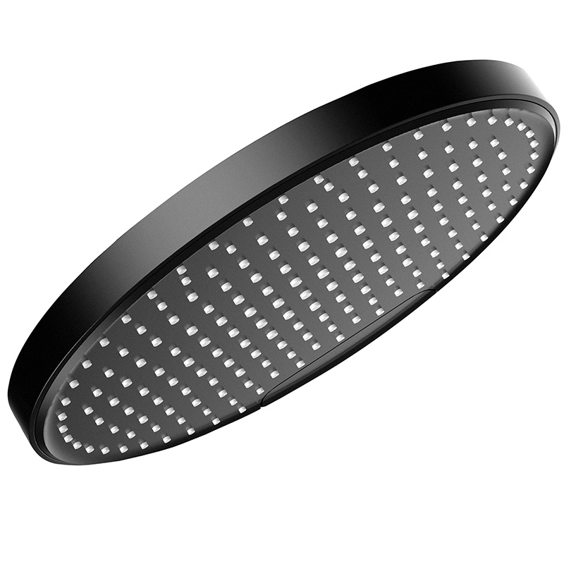 10 Inch Large Round Rain Shower Head Black