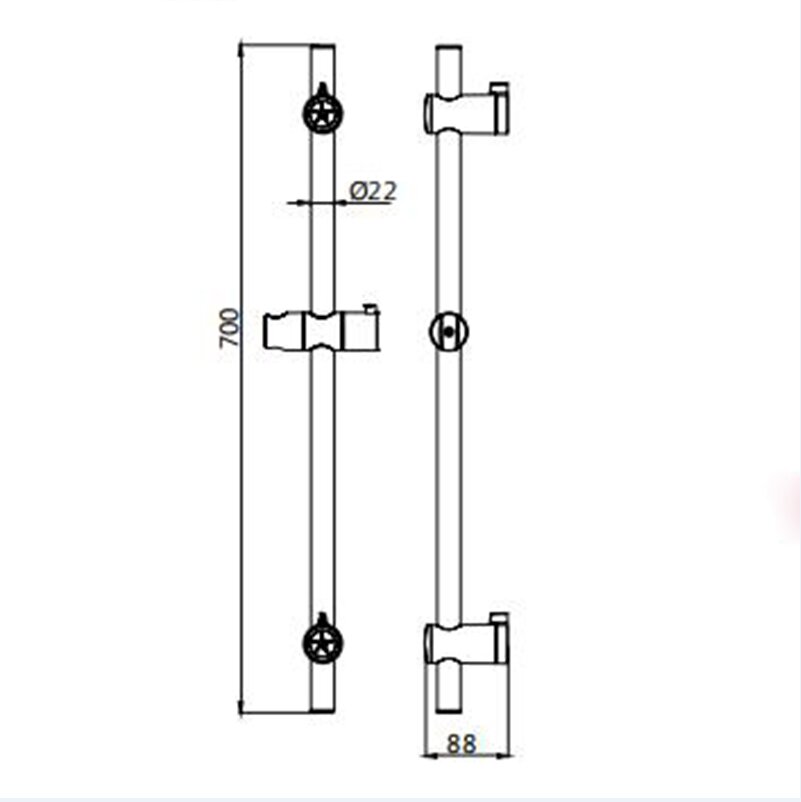 Moen slide bar