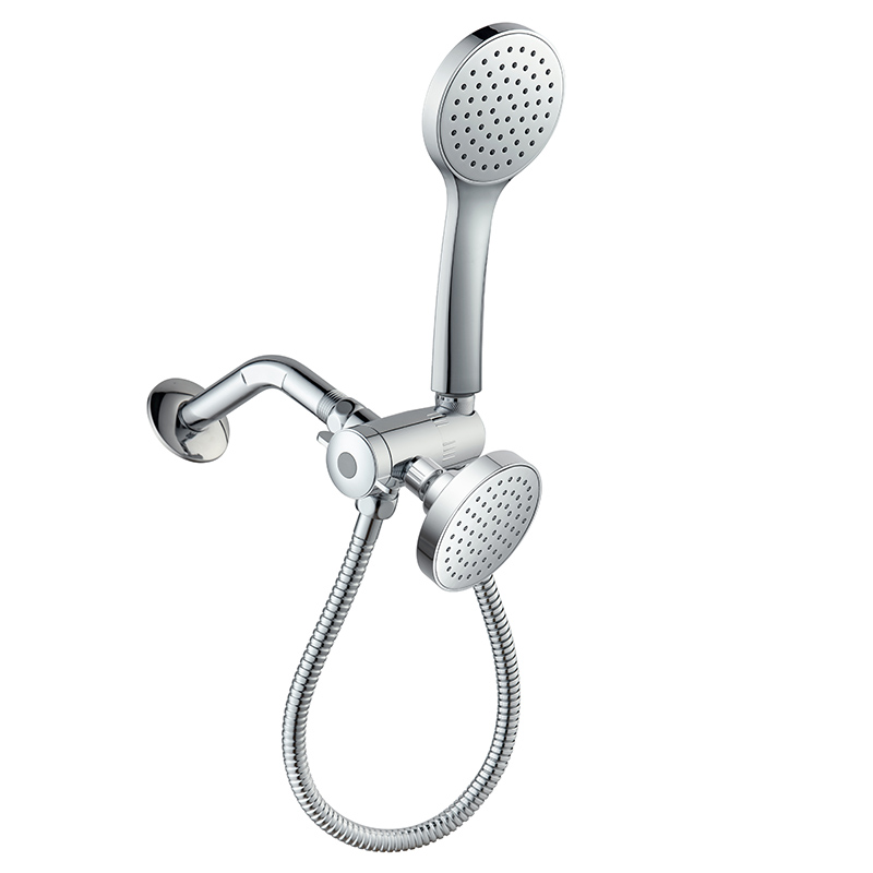 square rain shower head with handheld